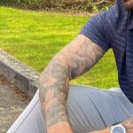 Mario Falcone's right hand tattoos