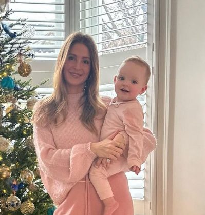 Millie Mackintosh with her son