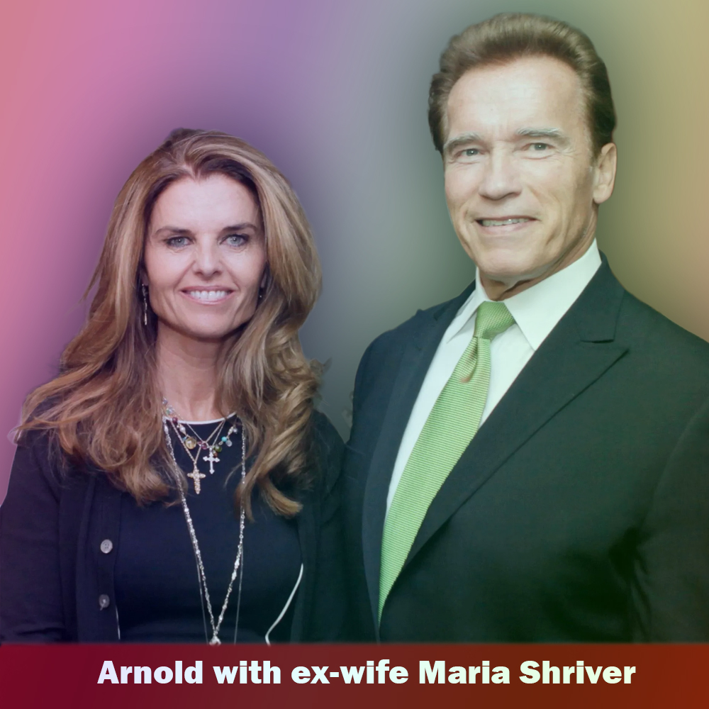 Arnold Schwarzenegger with ex-wife Maria Shriver
