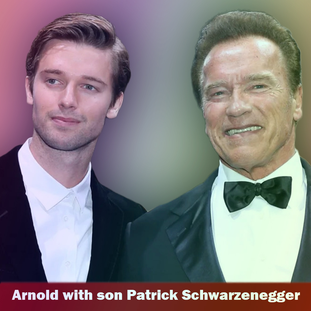 Arnold Schwarzenegger with son Patrick Schwarzenegger