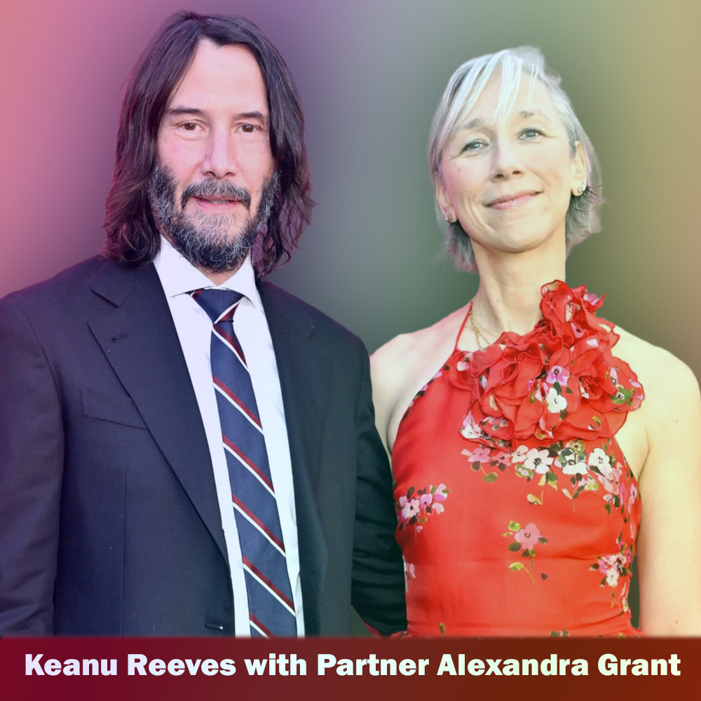 Keanu Reeves with his girlfriend Alexandra Grant