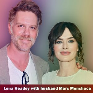 Lena Headey with her husband Marc Menchaca