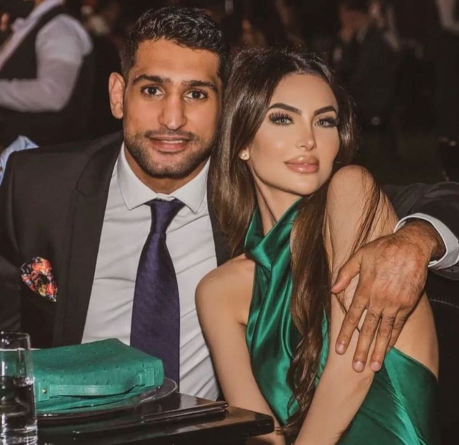 Amir Khan with his beautiful wife Faryal Makhdoom