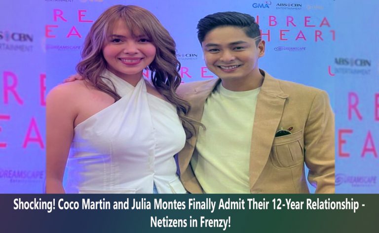 Coco Martin and Julia Montes Confirm Their 12-Year Relationship: Netizens React with Confusion and Excitement