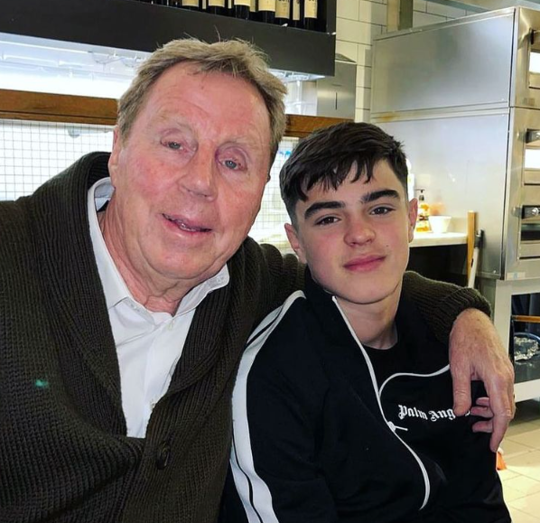 Harry Redknapp with his grandson Bobbie Redknapp