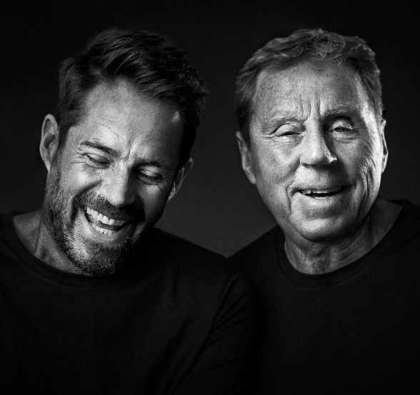 Harry Redknapp with his son Jamie Redknapp