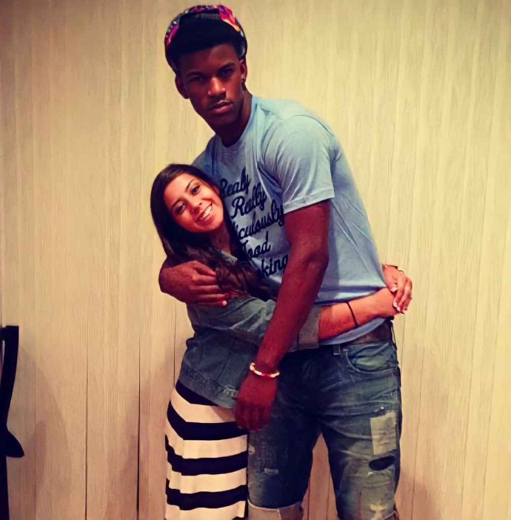 Jimmy Butler with sister Lexi Seg