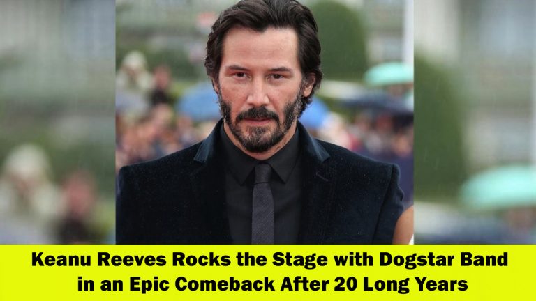 Keanu Reeves Makes Triumphant Return to the Stage with Dogstar Band After Over 20 Years