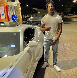 Kendre Miller with his car
