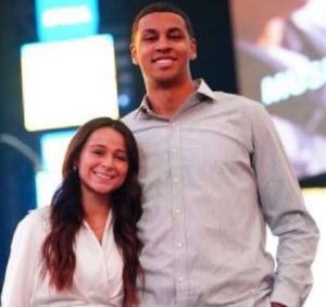 Kris Murray with his girlfriend