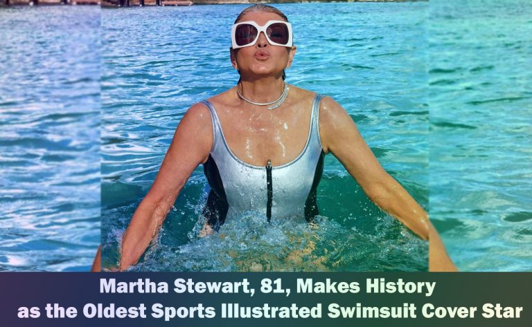 Martha Stewart 81 Makes History as the Oldest Sports Illustrated Swimsuit Cover Star