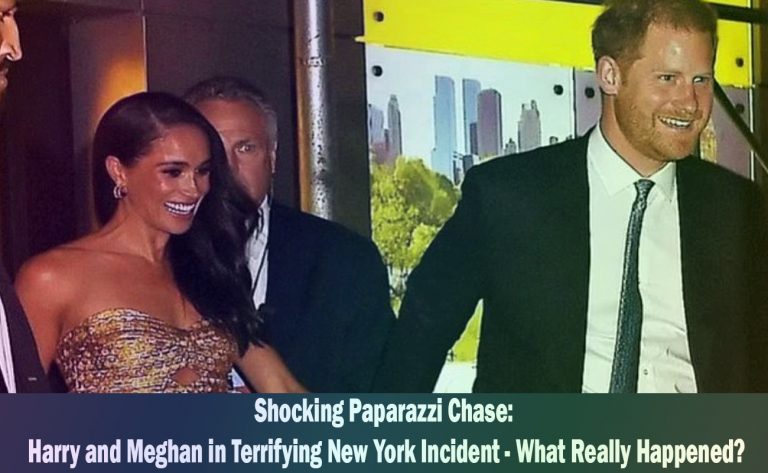 Paparazzi Chase Involving Harry and Meghan Causes Concern in New York