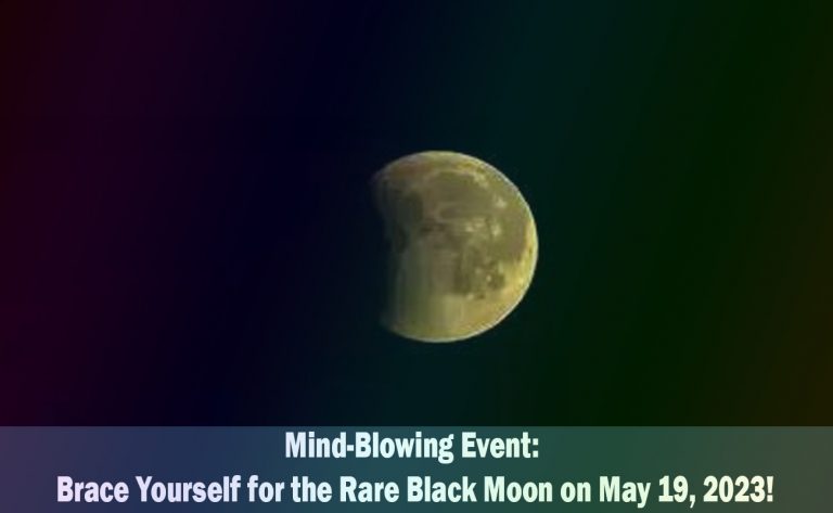 Rare Astronomical Phenomenon Black Moon to Occur on May 19, 2023