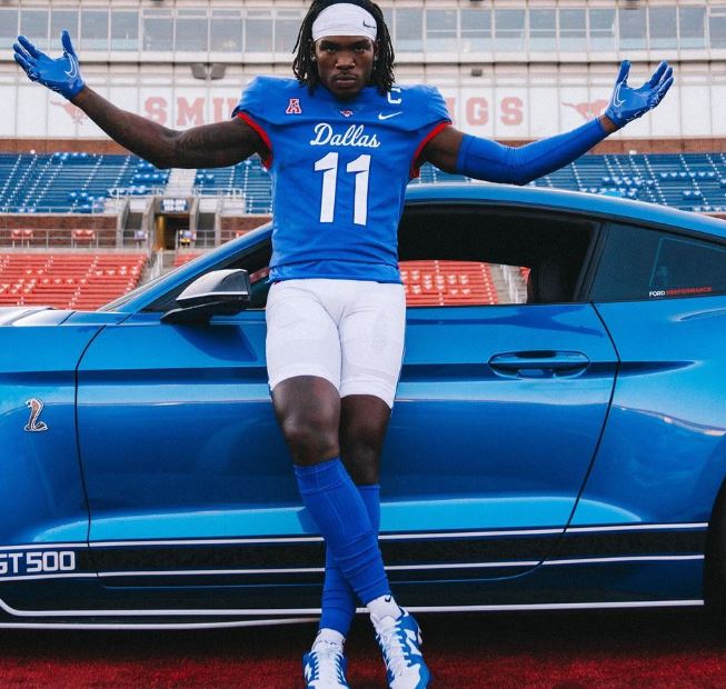 Rashee Rice with his Mustang GT500 Car | Celebrities InfoSeeMedia