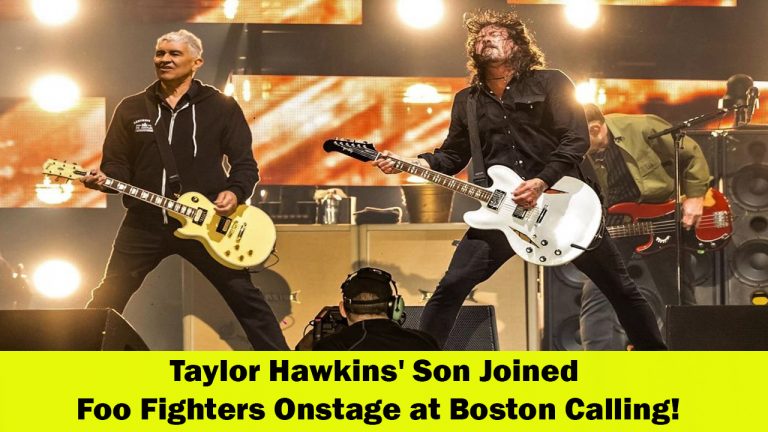 Taylor Hawkins' Son Joins Foo Fighters for Electrifying Performance of 'I'll Stick Around' at Boston Calling