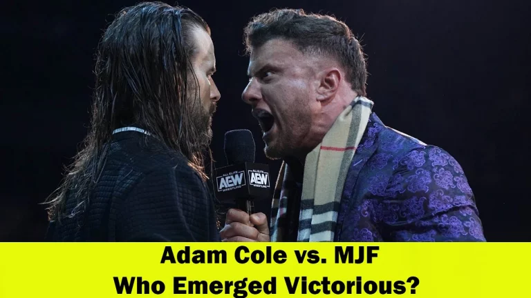 Adam Cole’s Exciting Battle Ends in a Tie on AEW Dynamite
