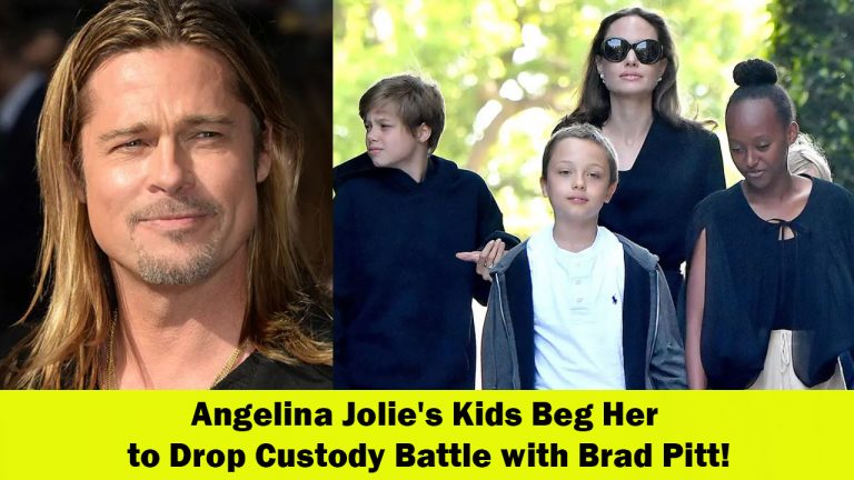 Angelina Jolie's Kids Urge Her to End Custody Battle With Brad Pitt Sources