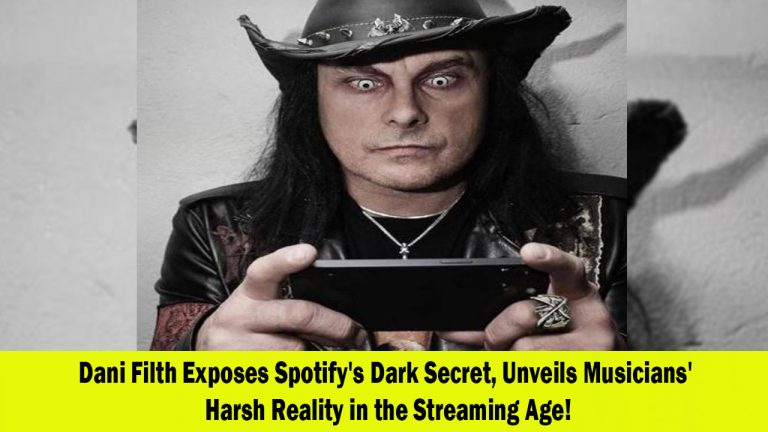 Dani Filth of Cradle of Filth Slams Spotify Musicians' Struggles in the Streaming Age