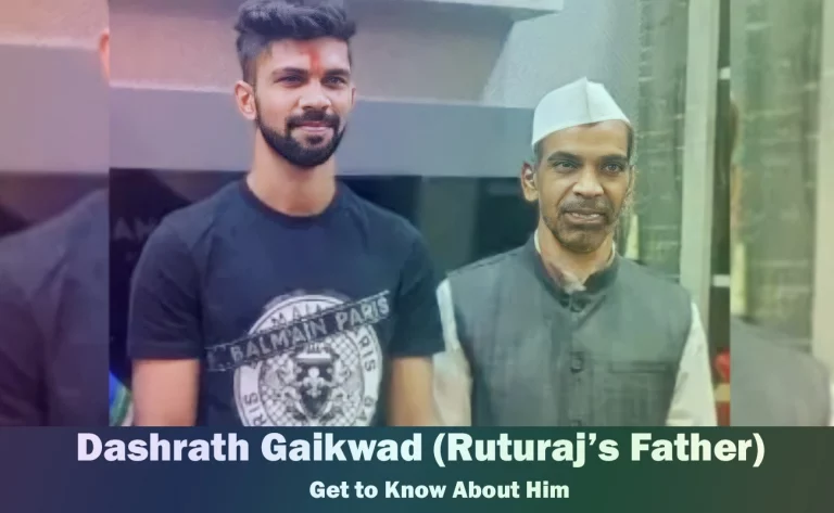 Dashrath Gaikwad - Ruturaj's father
