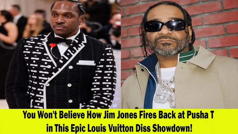 Jim Jones Fires Back at Pusha T in Epic Louis Vuitton Diss Showdown