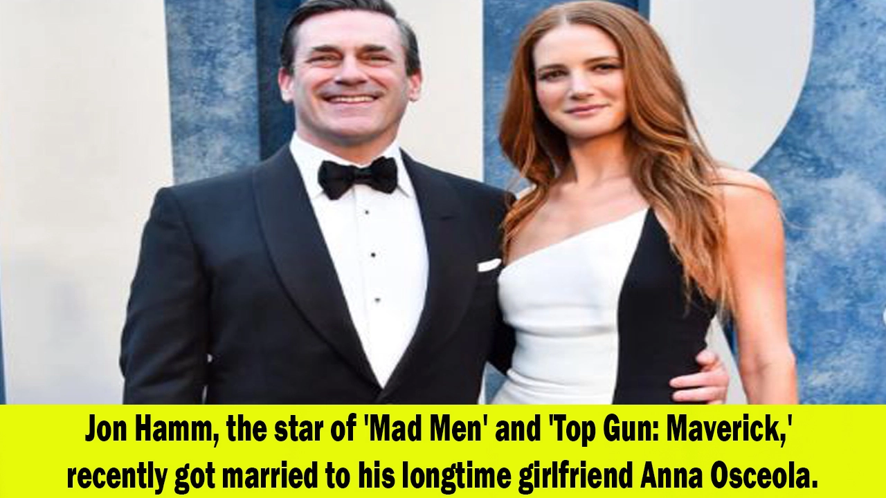 Jon Hamm, Star of "Mad Men" and "Top Gun Maverick," Ties the Knot with