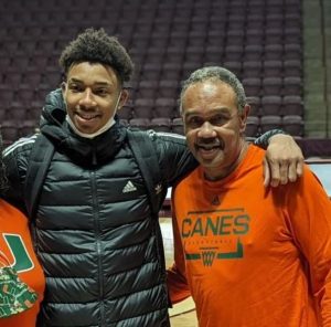 Jordan Miller with his father Jeffery Miller