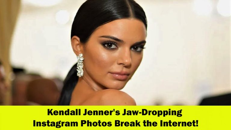 Kendall Jenner's Glamorous Instagram Photos Make Headlines