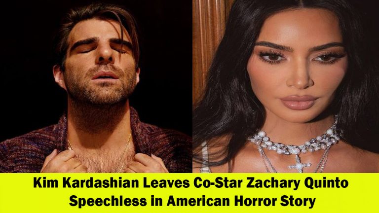 Kim Kardashian Impresses Co-Star Zachary Quinto in American Horror Story