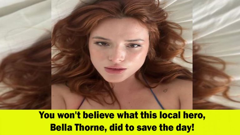 Local Hero Saves the Day Meet Bella Thorne