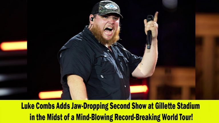 Luke Combs Adds Second Show at Gillette Stadium Amidst Record-Breaking World Tour