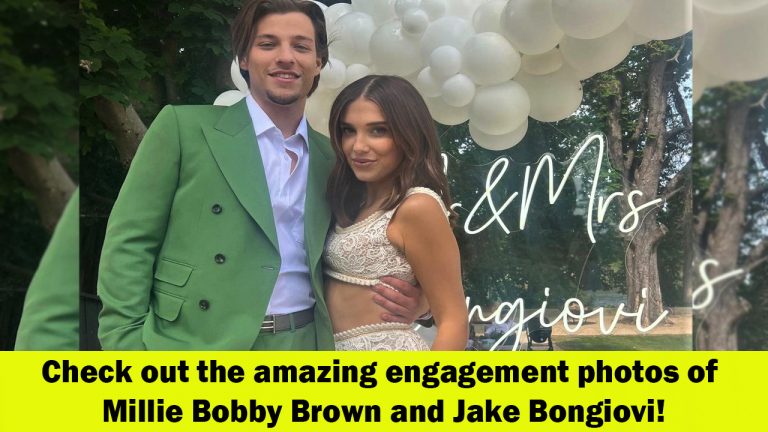 Millie Bobby Brown and Jake Bongiovi Celebrate Engagement in Radiant Photos