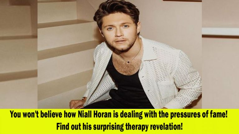 Niall Horan Opens Up About Seeking Therapy to Cope with Fame