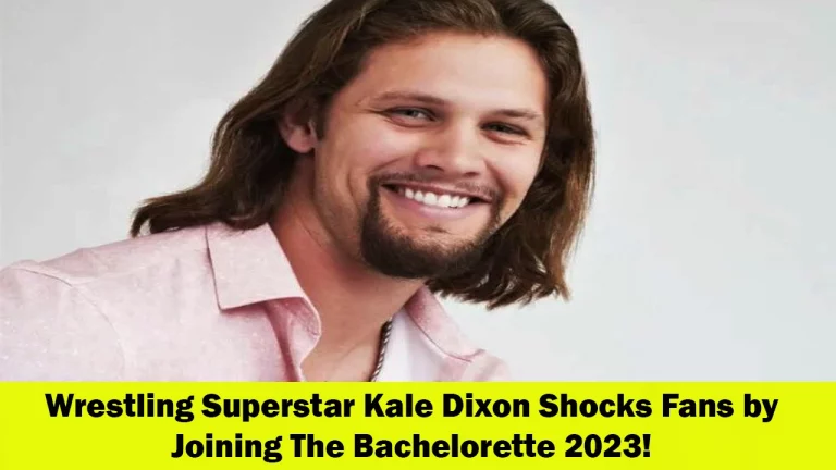 Wrestling Superstar Kale Dixon Joins The Bachelorette 2023 Who is Caleb Balgaard