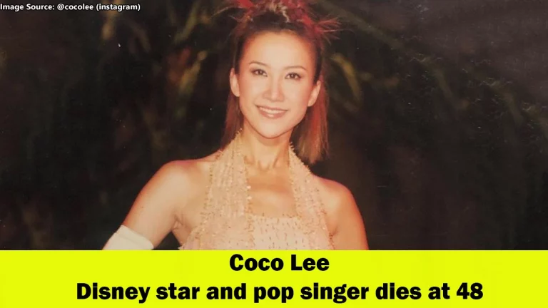 Beloved Pop Singer Coco Lee Passes Away