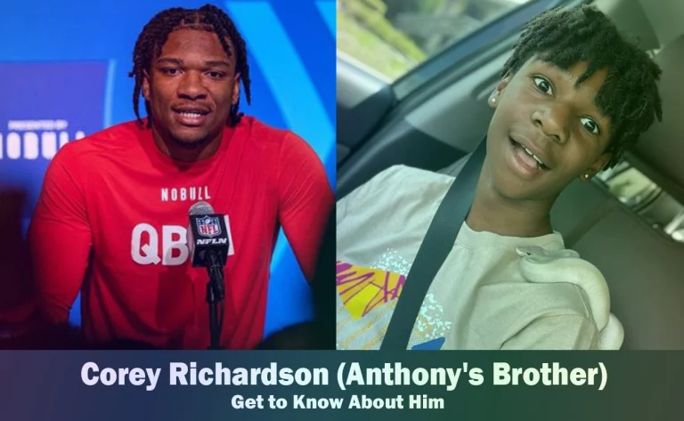 Corey Richardson - Anthony Richardson's Brother