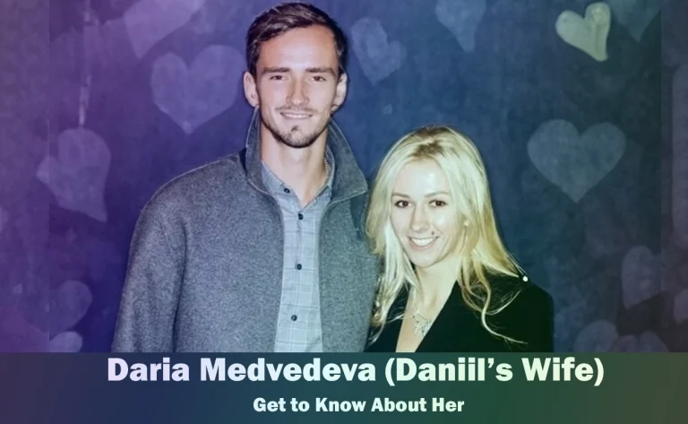 Daria Medvedeva – Daniil Medvedev’s Wife | Know About Her