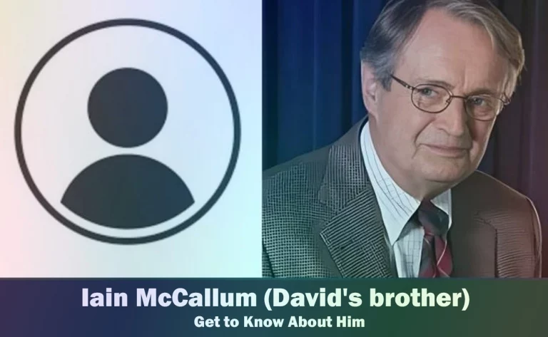 Iain McCallum – David McCallum’s brother | Know About Him