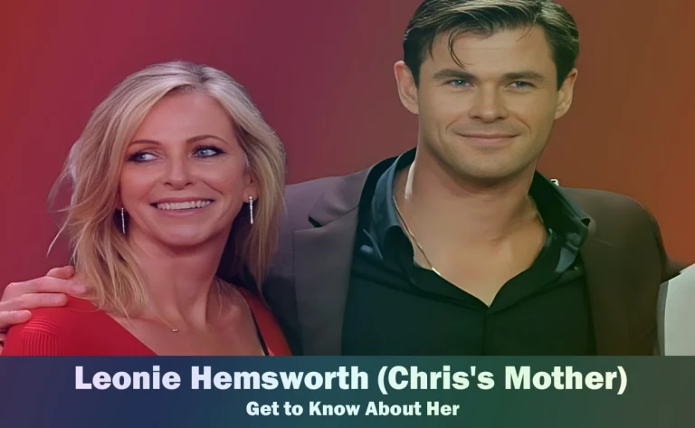Leonie Hemsworth - Chris Hemsworth's Mother