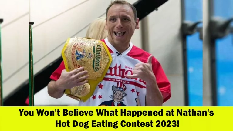 Nathan's Hot Dog Eating Contest 2023 A Legendary Battle of Appetites
