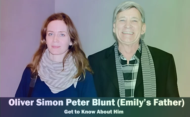 Oliver Simon Peter Blunt - Emily Blunt's Father