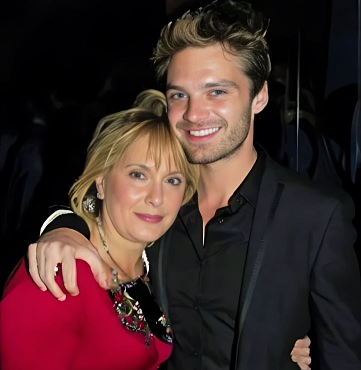 Sebastian Stan with his mother Georgeta Orlovschi image