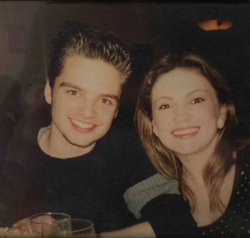 Sebastian Stan with his mother Georgeta Orlovschi