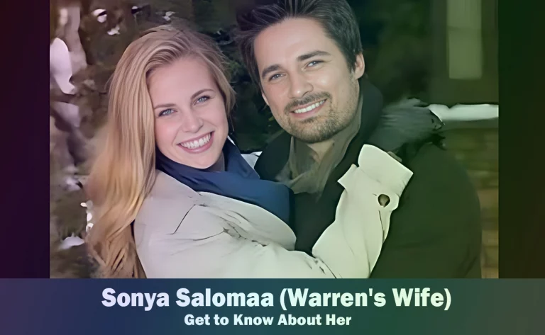 Sonya Salomaa – Warren Christie’s Wife | Know About Her