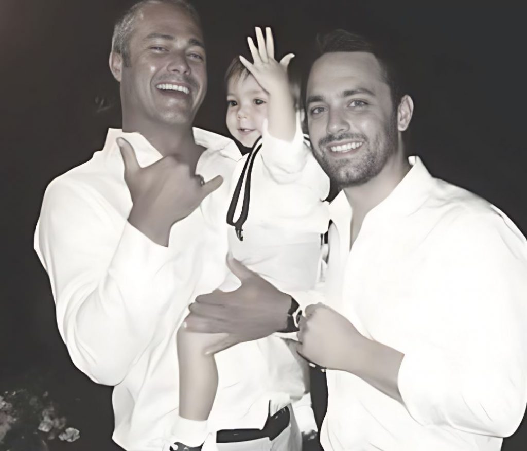 Taylor Kinney with brother Trent Kinney