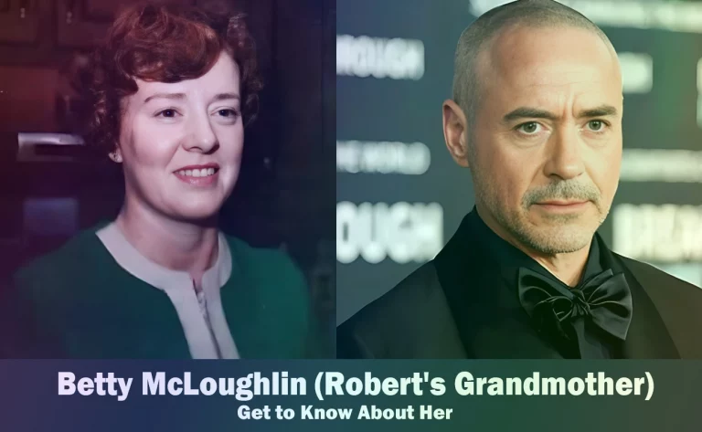 Betty McLoughlin – Robert Downey Jr’s Grandmother | Know About Her
