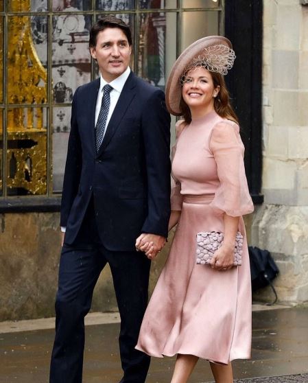 Sophie Grégoire with husband Justin Trudeau
