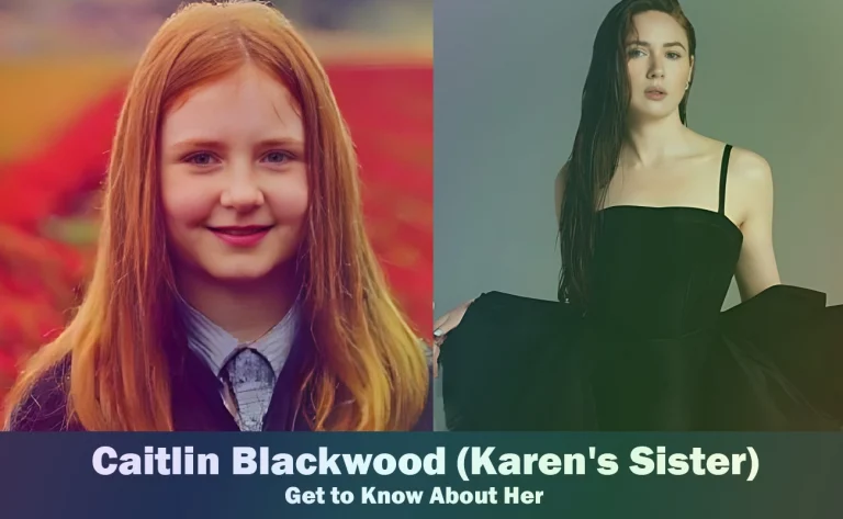 Caitlin Blackwood - Karen Gillan's Sister