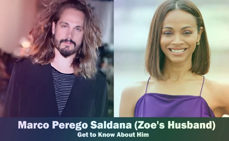 Marco Perego Saldana - Zoe Saldana's Husband