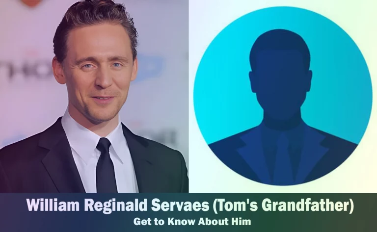 William Reginald Servaes - Tom Hiddleston's Grandfather