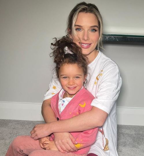 Delilah Ruby Sinclair with daughter Helen Flanagan
